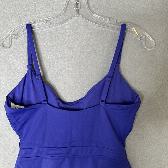 Andie The Samoa One Piece Bathing Suit Women Sz Medium Lapis Blue Cut Out NWT - Picture 8 of 16
